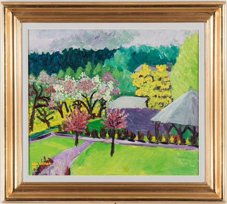 Inge Schiöler, "Blommande fruktträd".