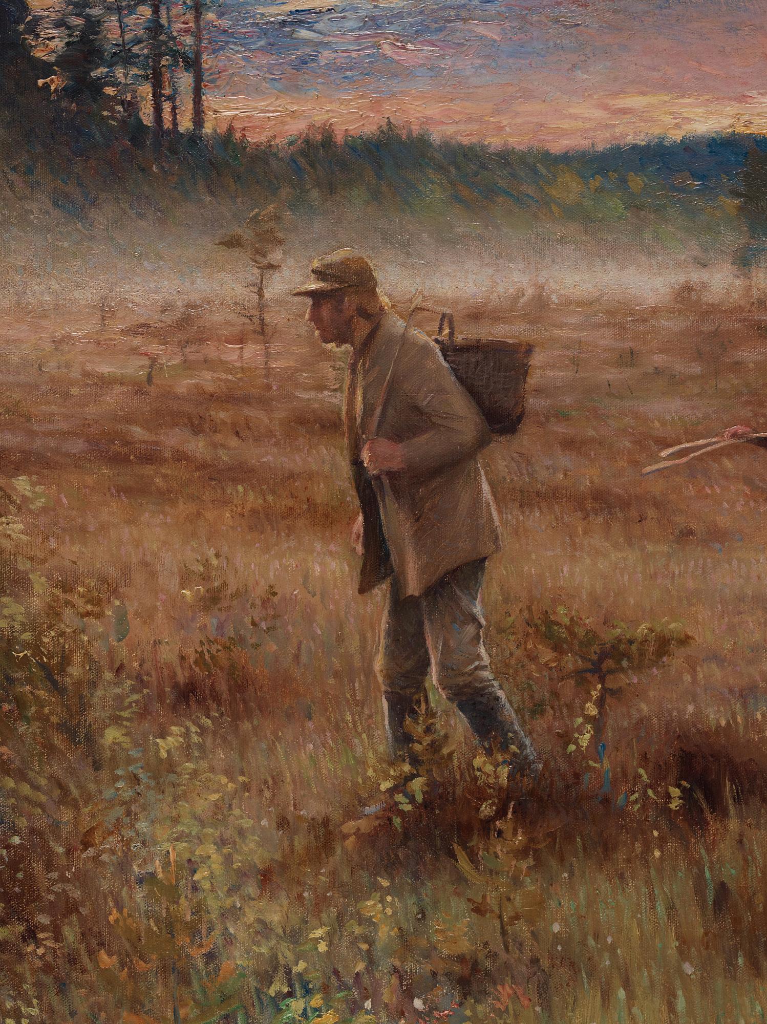 Carl Kjellin, Far och son på myren.