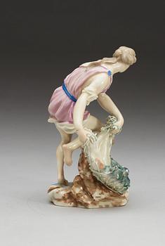 A Ludwigsburg figure after J.C.W Beyer, 1760-65.