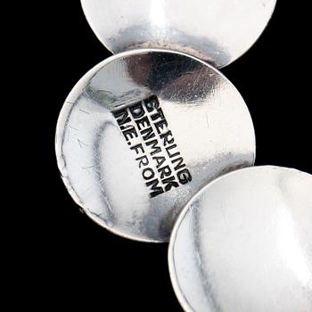 GARNITYR, sterlingsilver, Nils-Erik From, Danmark, sannolikt 1960-tal.