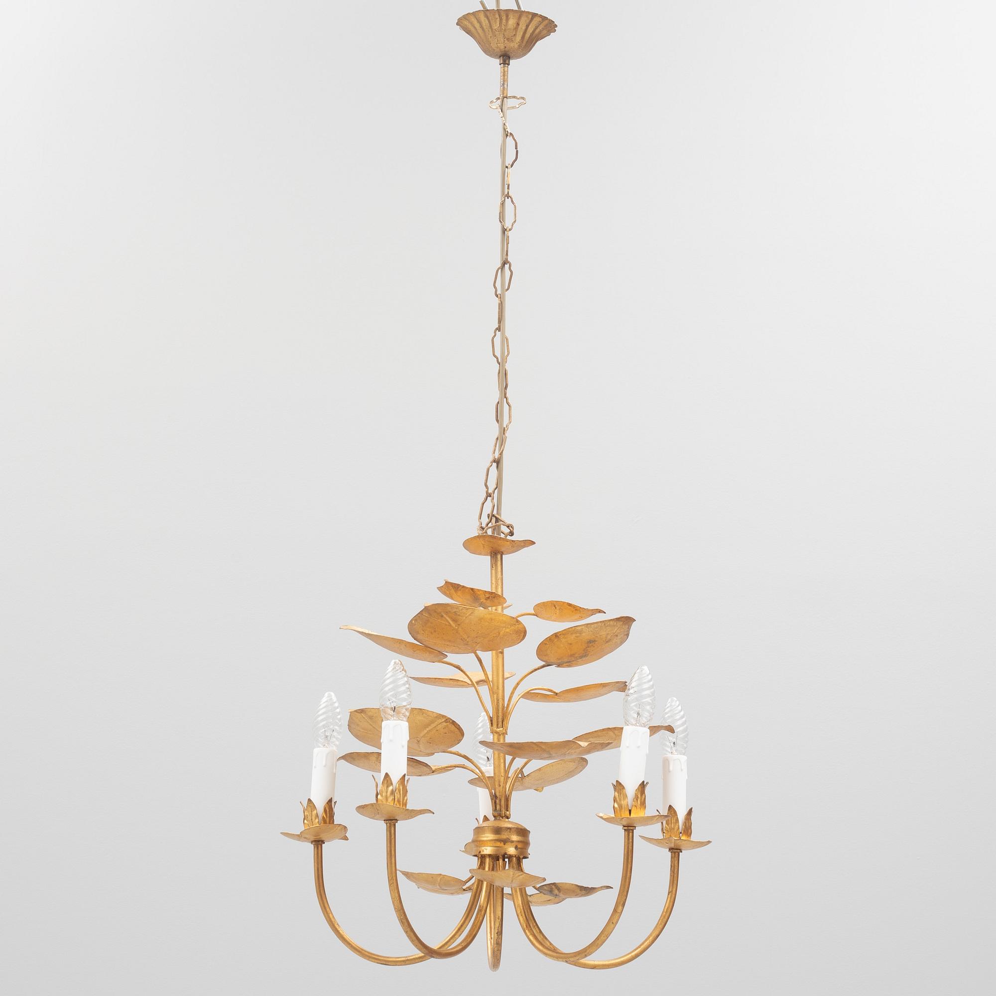 Taklampa, troligen Italien, 1900-talets andra hälft.