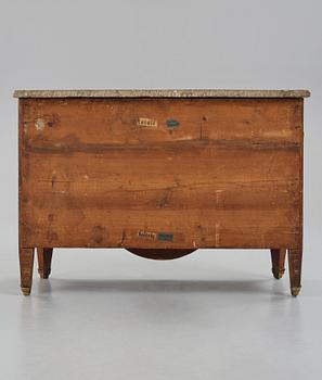 Byrå, av Gustaf Foltiern (mästare i Stockholm 1771-1804), Gustaviansk.
