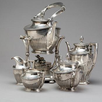 A Hessenberg 5 piece silver tea and coffee-set.