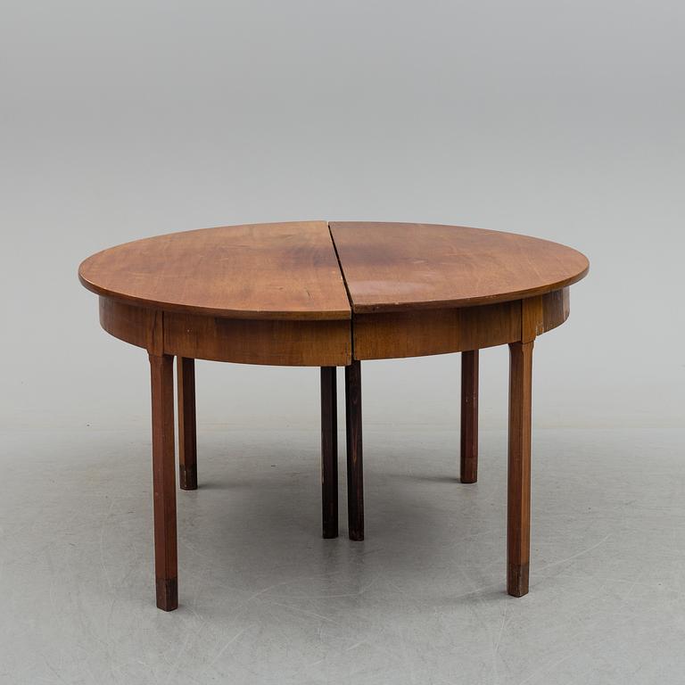 A 19th century mahognay veneer table.