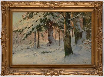 Walter Moras, Winter Landscape.