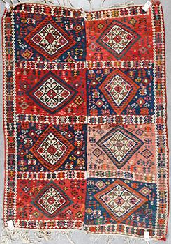 KELIM, Antik Nordvästpersisk, ca 215x155 cm.