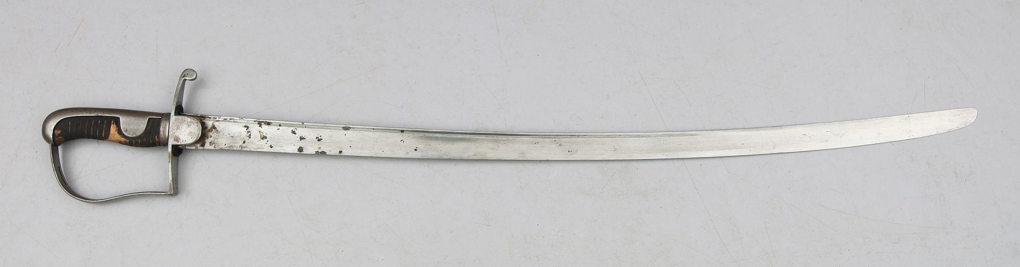 SABEL, modell 1831, för artilleriet.