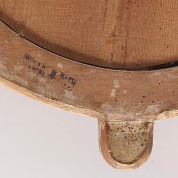 A pair of Gustavian two-light giltwood girandoles by J. Åkerblad (master 1756-1799).