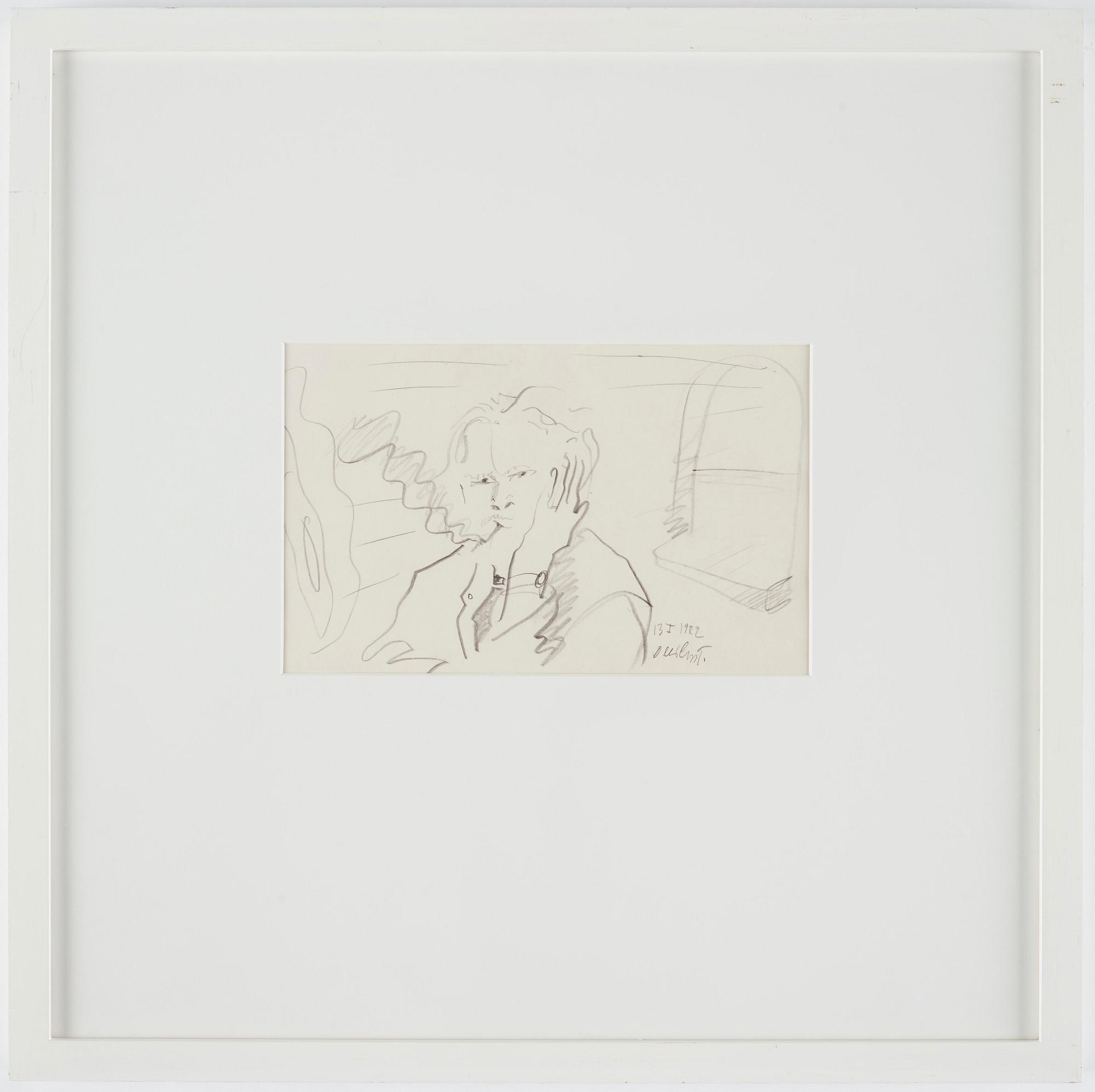 Olli Lyytikäinen, ”Självporträtt. 13.1.1982”.