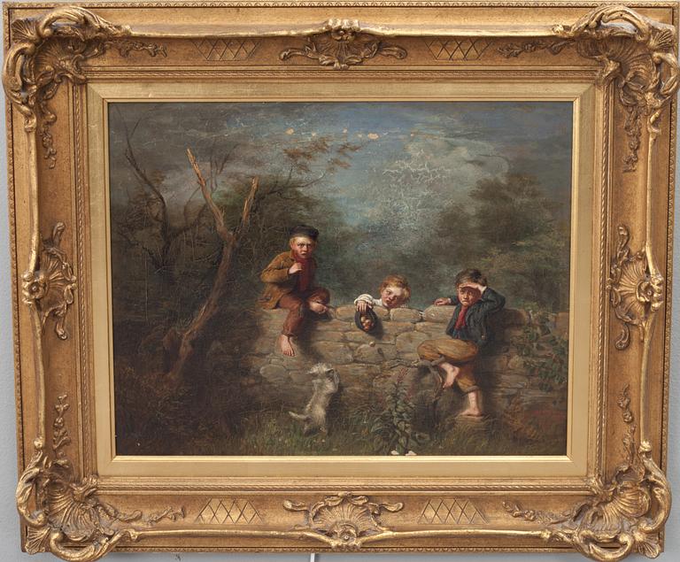 JOHN BROWN ABERCROMBY, olja på duk, signerad och daterad 1867.