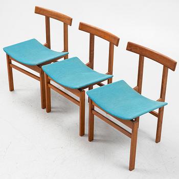 Inger Klingenberg, chairs, 3 pcs model no. 193 France & Son, 1960s.