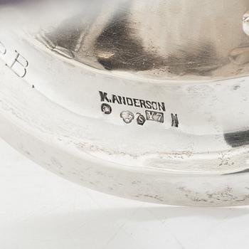 Karl Anderson, A Swedish silver bowl, mark of Karl Anderson, Stockholm 1925.