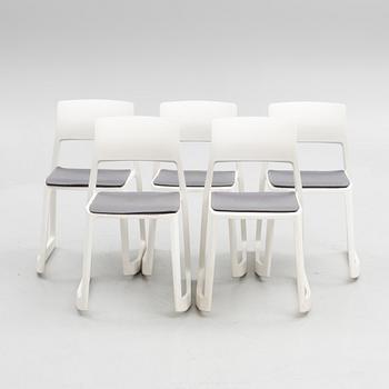 Edward Barber & Jay Osgerby, five  'Tip Ton'-chairs, Vitra.