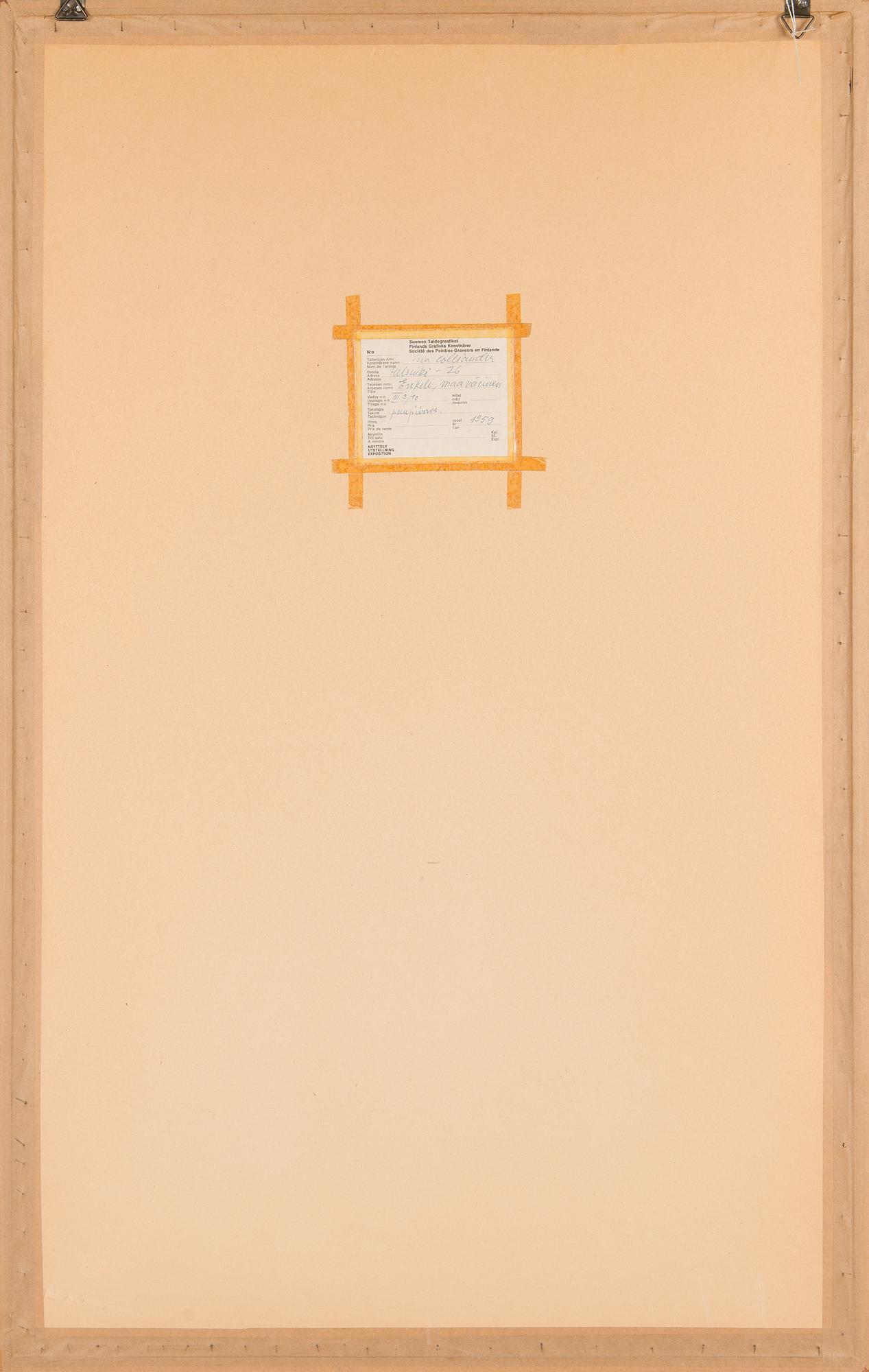 Ina Colliander, "Enkeli, maavärinen".