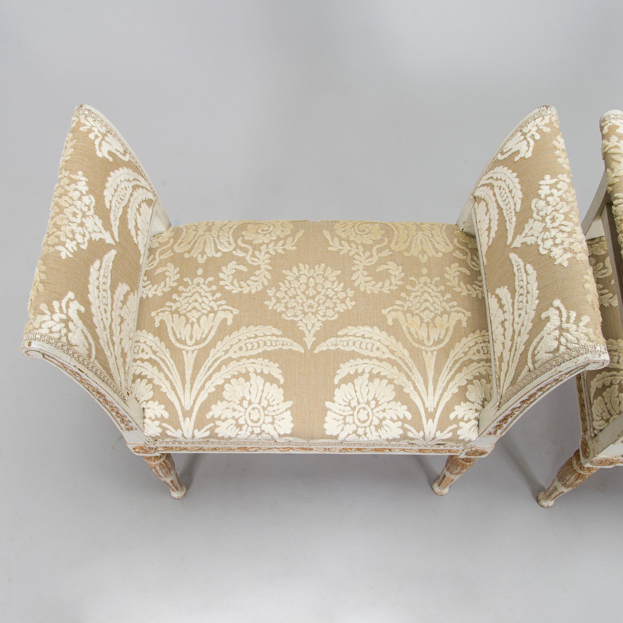 Banketter, ett par, omkring år 1800, Sengustavianska.