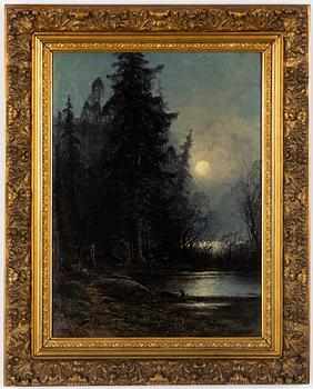 Johan Kindborg, Moonlight Landscape.