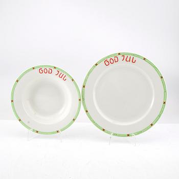 Service, "Jul" 26 dlr Rörstrand porcelain, later part of the 20th century.