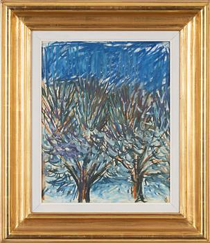 Inge Schiöler, Trees with snow.