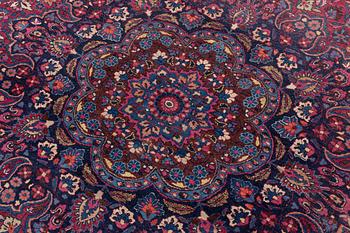 A Meshed carpet, c. 405 x 320 cm.