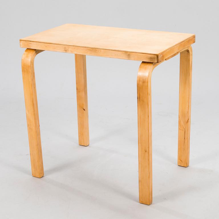 ALVAR AALTO, An early 1930s side table, marked "Aalto Design Made in Finland".