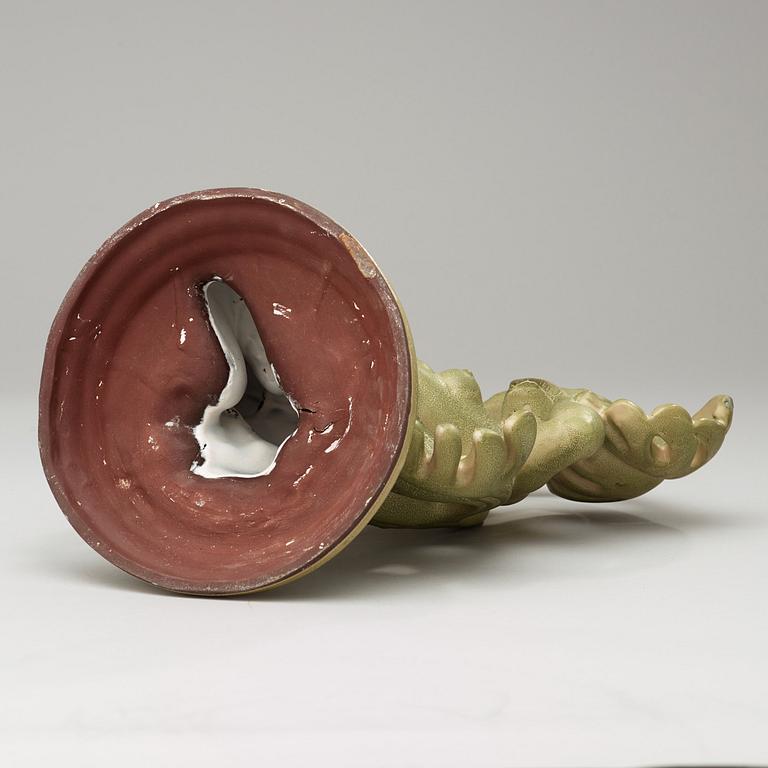 A Ruben Wallström glazed ceramic sculpture, Gefle, 1920's-30's.