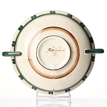 Ilse Claesson, a creamware dish with handles, Rörstrand, 1930s.