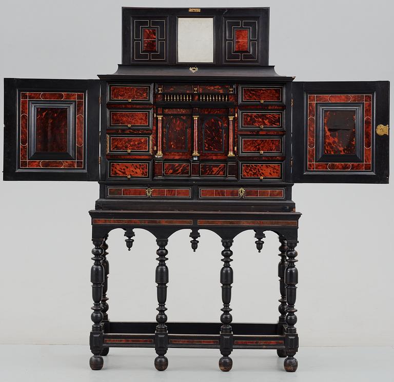 A Baroque second half 17th century cabinet, presumably Flemish.