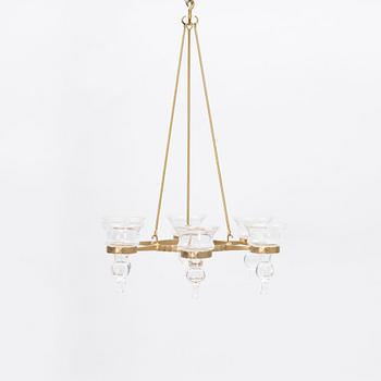 Bertil Vallien, chandelier, Boda smide, late 20th century.