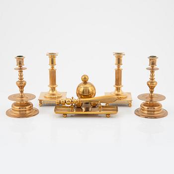 Skrivset, mässing, Gusums Bruk,