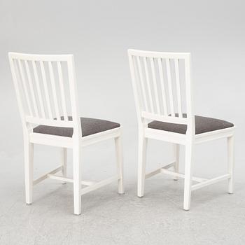 Chairs, 8 pcs, Leksand model, late 20th century.