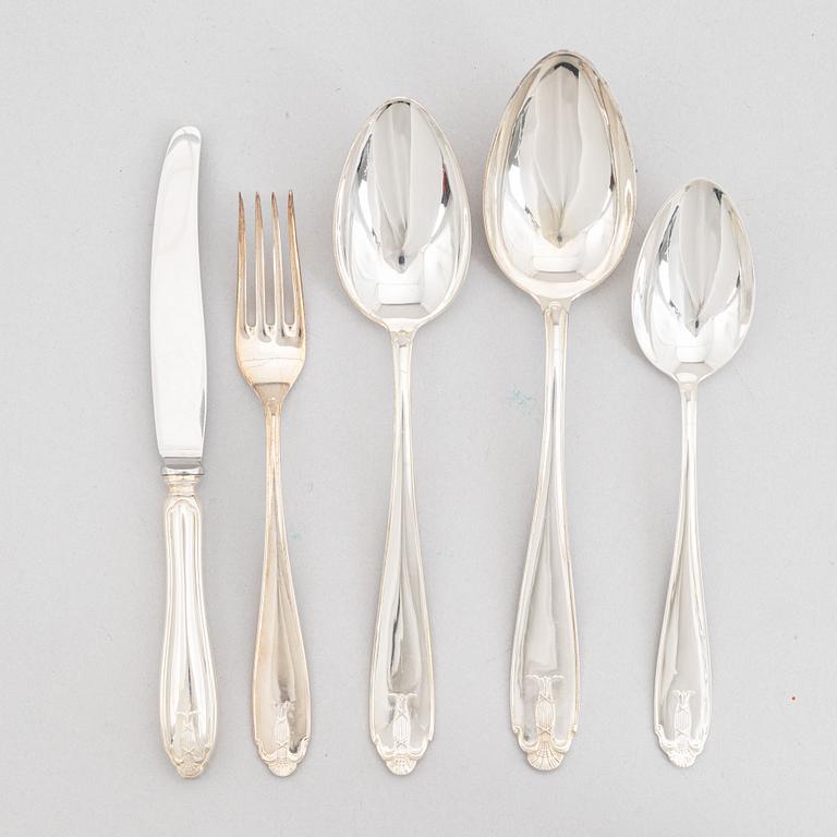 Jacob Ängman, a model "Vasa" cutlery, GAB, Stockholm (19 pcs).