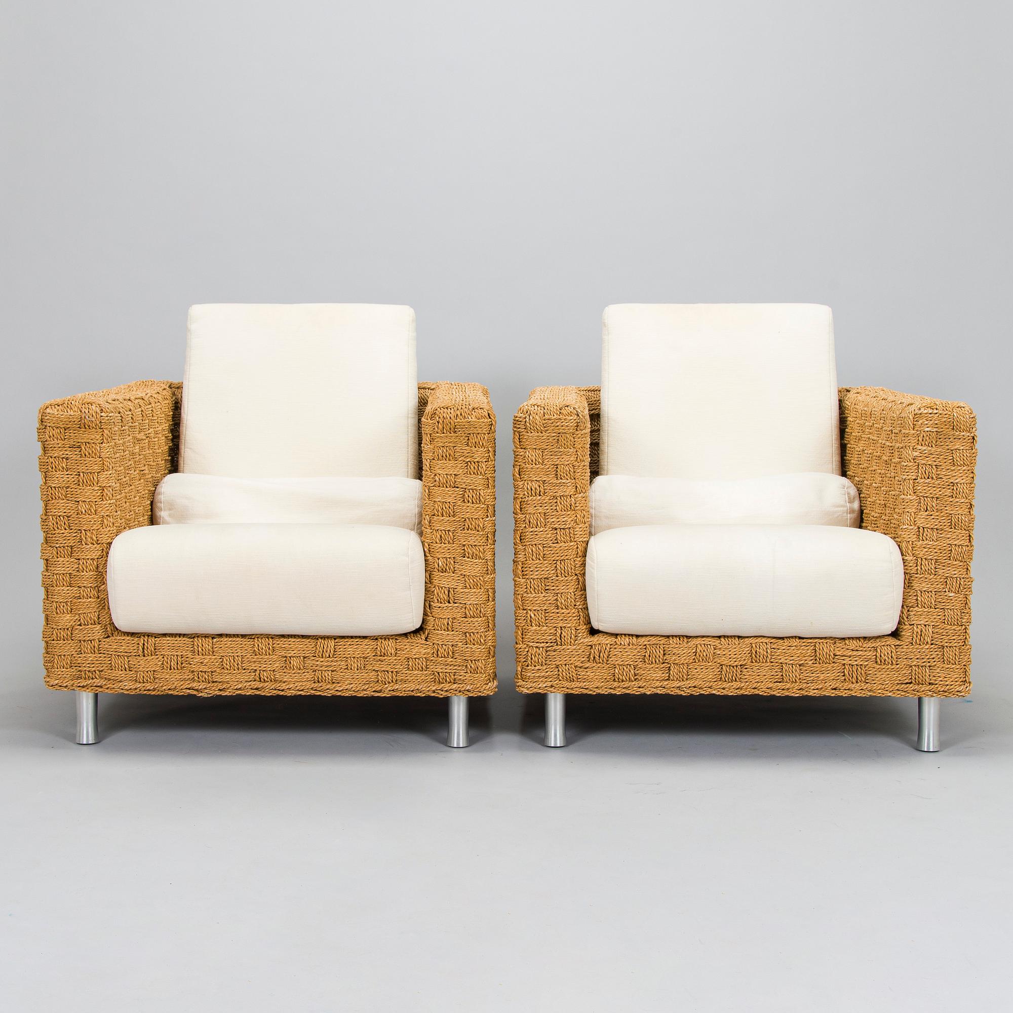 Fåtöljer, ett par, Ligne Roset, 1900-talets slut.