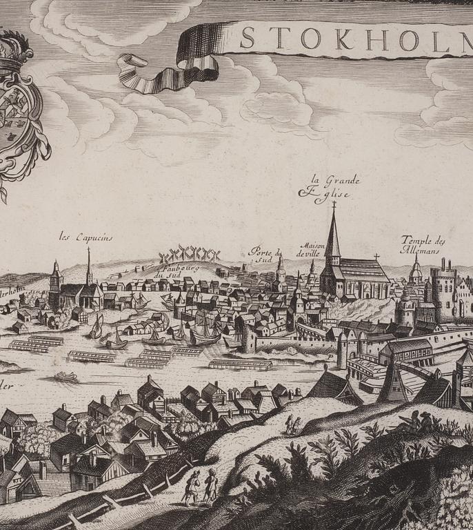 Gerard Jollain, a map, engraving, Paris, France, c. 1678.