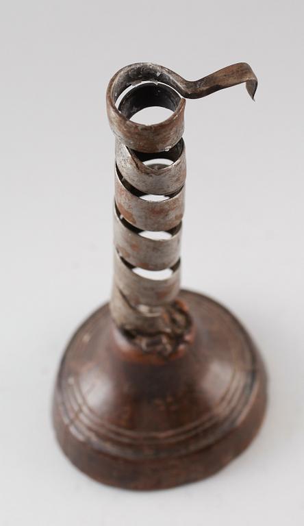 LJUSSTAKE, smide, 1700-tal.