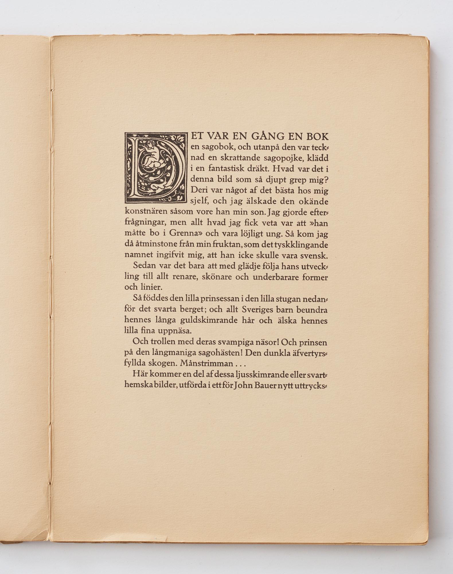 John Bauer, "Troll" 10 litografier i mapp/bok.