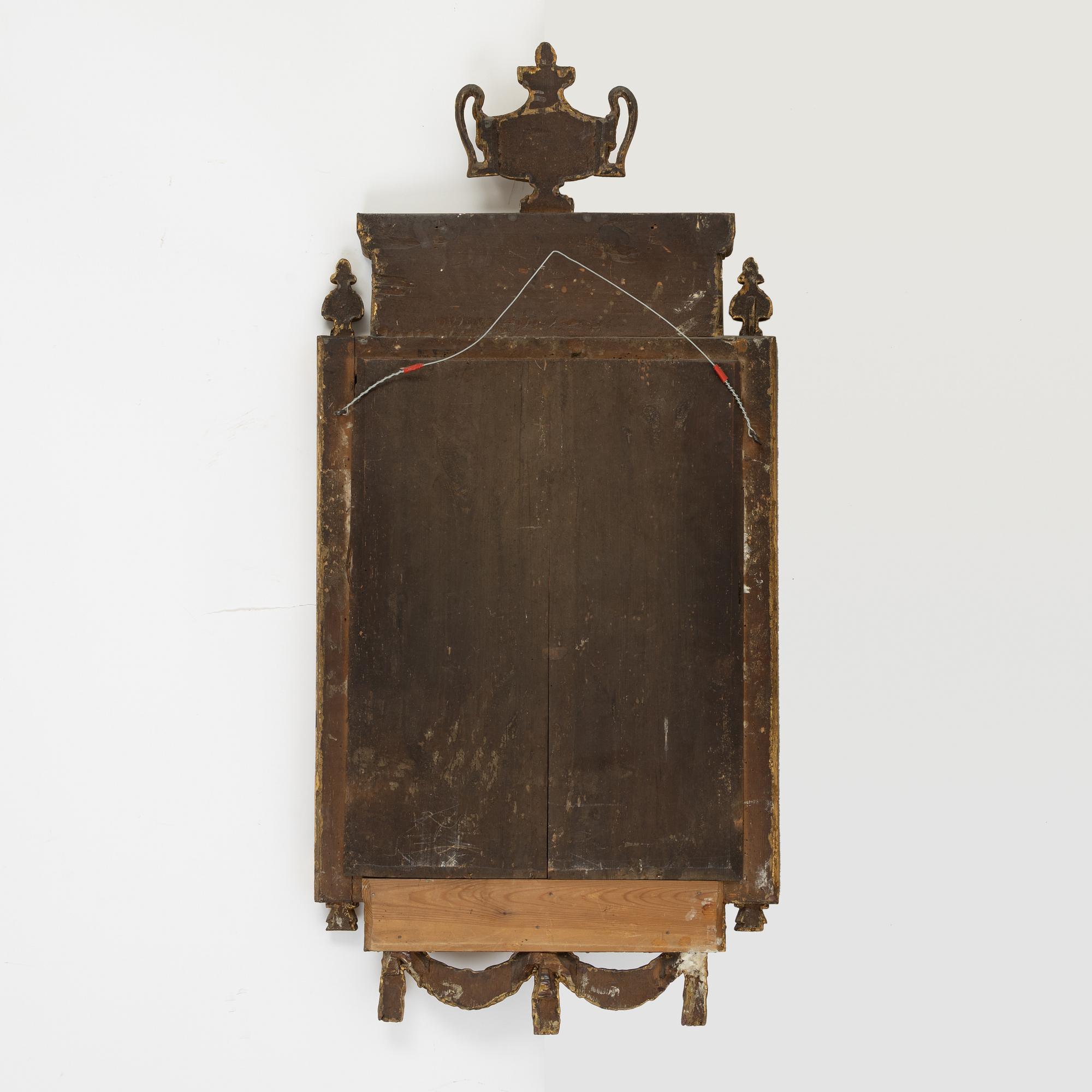 Spegel, gustaviansk stockholmsarbete, 1780-tal.