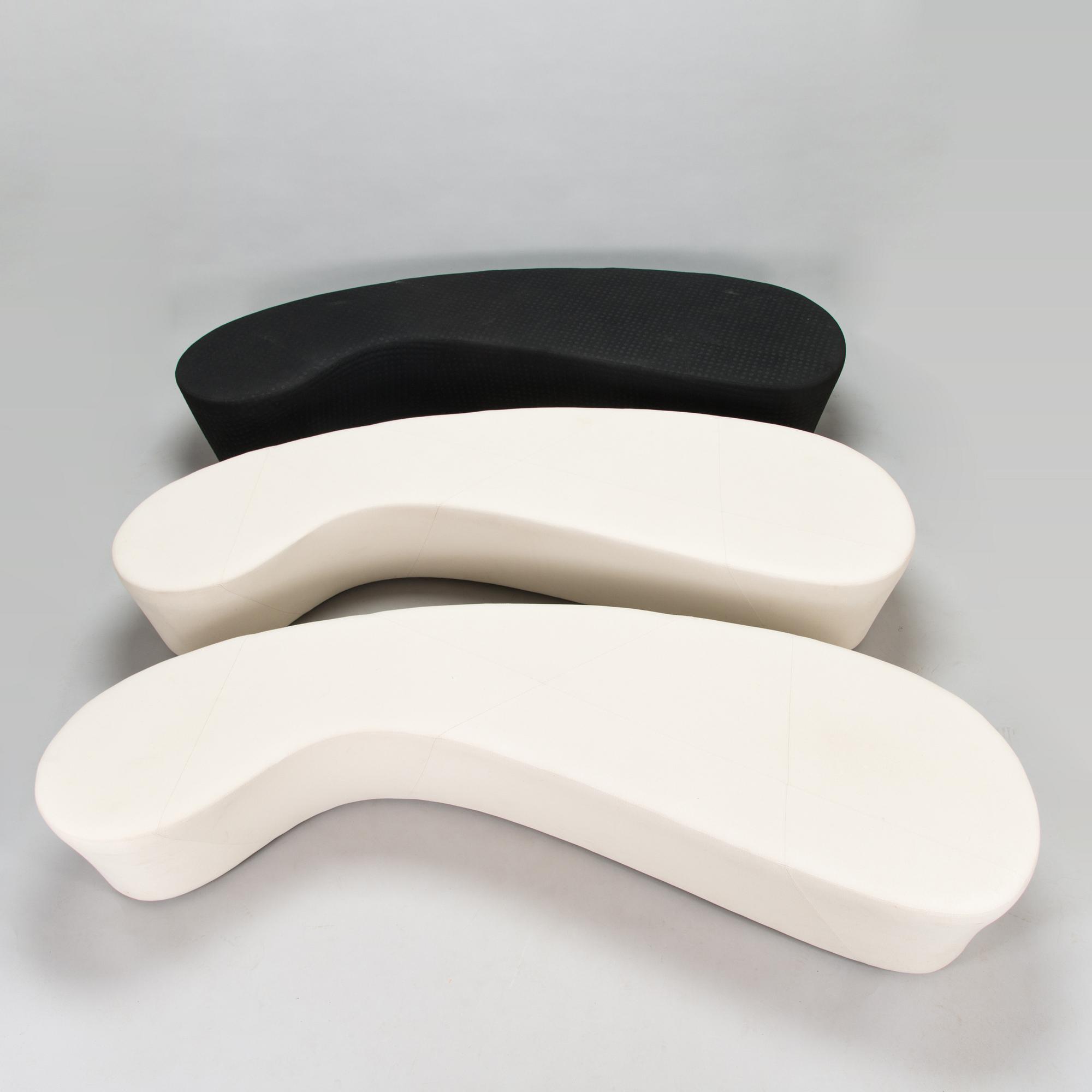 Busk + Hertzog, A set of three "Plasma" sofas for +Halle, Denmark. 2007.