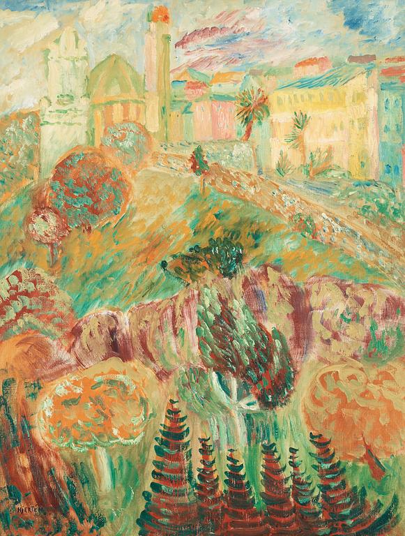 Sigrid Hjertén, Italian landscape.