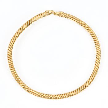ARMLÄNK, 21 k guld, ej stämplad, 1900-tal. Vikt ca 40 gram.