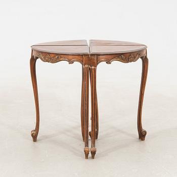 Nesting tables Rococo style mid-20th century.