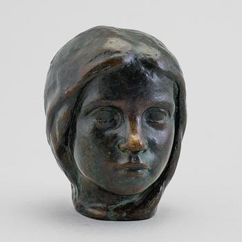 JOHANNES COLLIN, bronze scupture, signed and dated 1916.