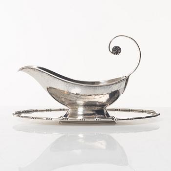 Såssnipa med fat, silver, C.G Hallberg, Stockholm 1926.