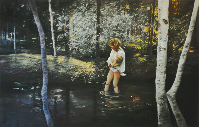 Karin Broos, "Skogsljus 1".