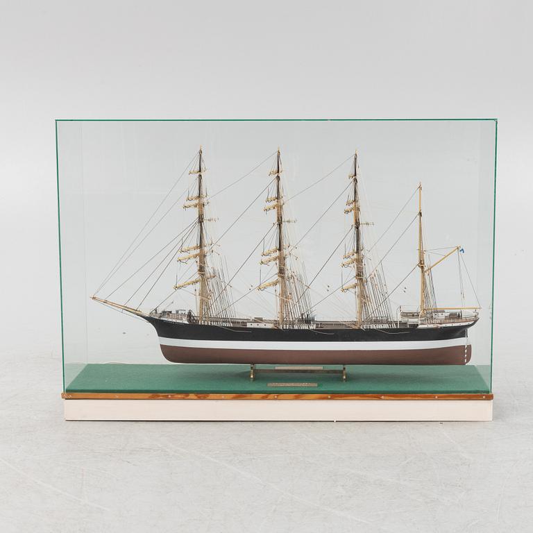 A model of a ship, second half of the 20th Century.