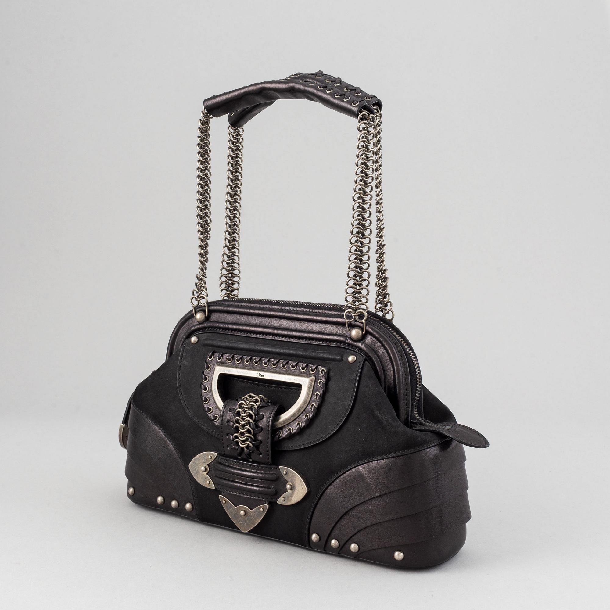 Christian Dior, a leather bag.