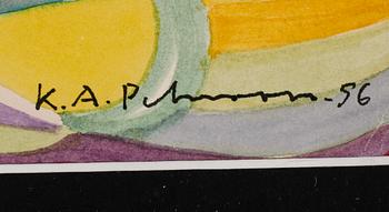 KARL AXEL PEHRSON, akvarell, signerad och daterad 96.