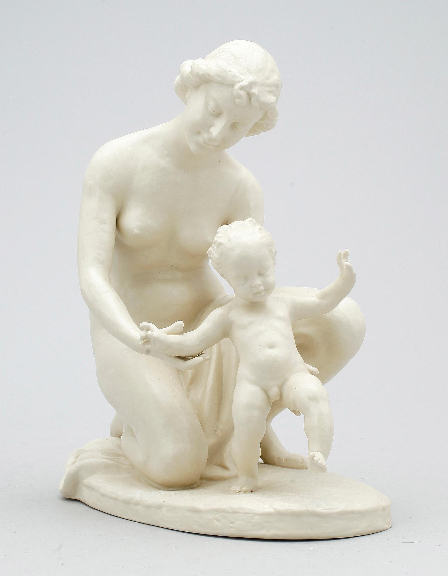 FIGURIN, keramik, Schaubach kunst, Tyskland, 1900-talets mitt.