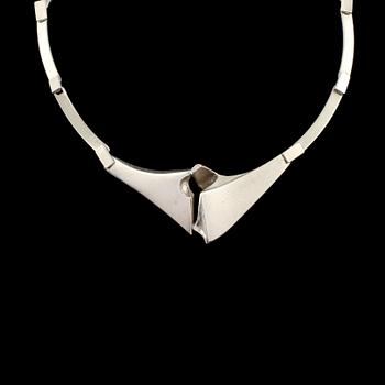 COLLIER, sterlingsilver, Björn Weckström, Lapponia, 1989. Vikt  44 g.