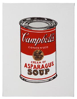 Richard H. Pettibone, "Andy Warhol, '32 Cans of Campbell's Soup', 1962".