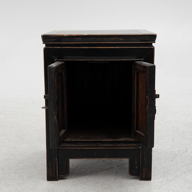 A hardwood side table/bedside table, China, 20th century.